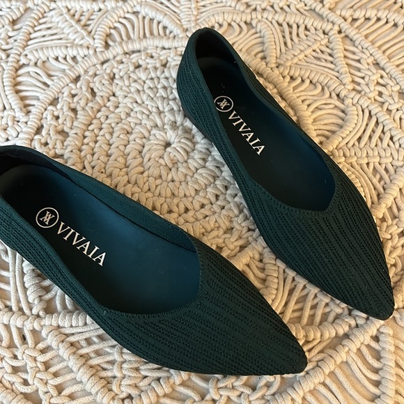 Vivaia green flats machine washable - Picture 3 of 4